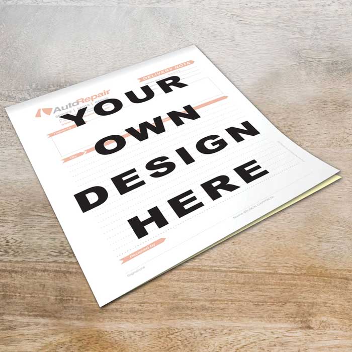05 custom DELIVERY NOTE