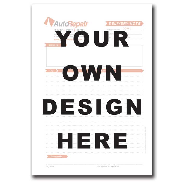 05 custom DELIVERY NOTE
