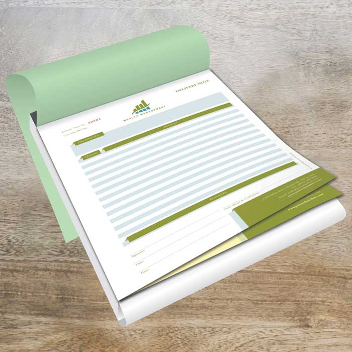 02 table DELIVERY NOTE
