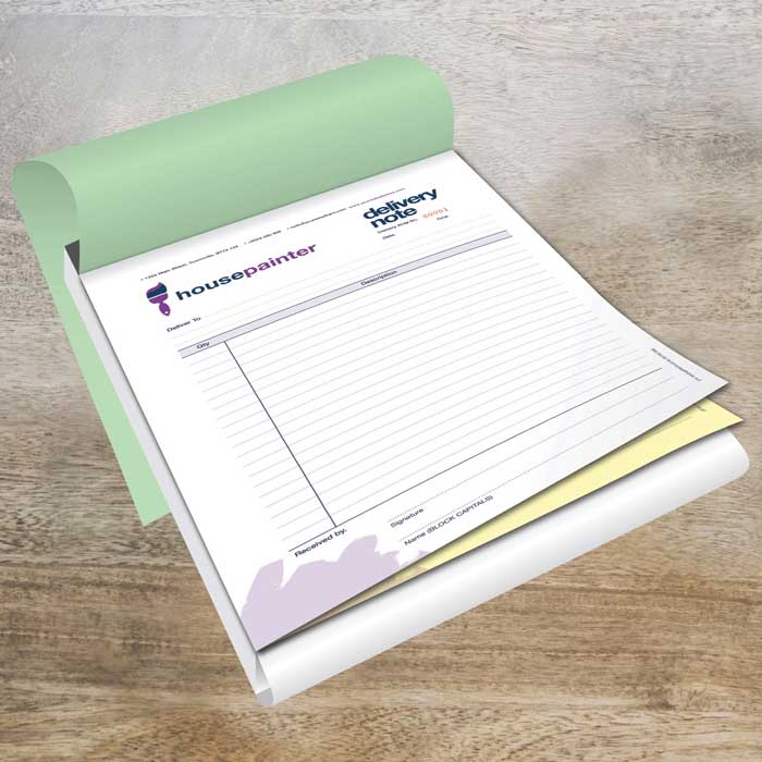 03 classic DELIVERY NOTE