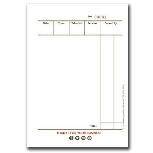 01 sleek TABLE ORDER