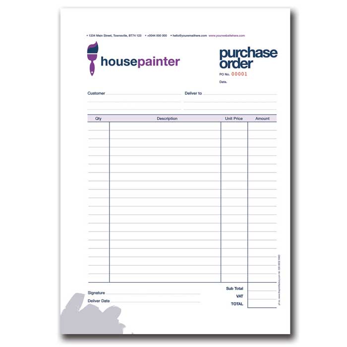 03 classic PURCHASE ORDER — My Invoice Books