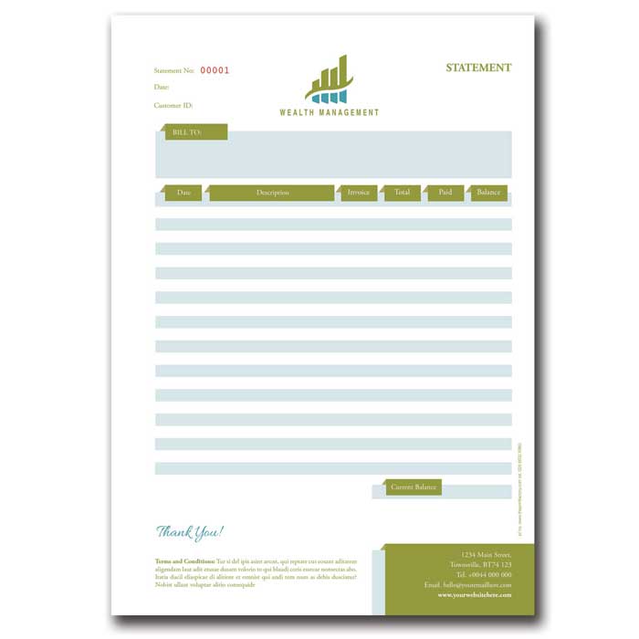 02 table STATEMENT — My Invoice Books